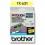 Cinta laminada amarillo Brother TX-631